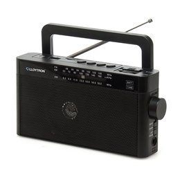 N6404BK Lloytron 'Rhapsody' Rechargeable Portable AM/FM/SW Radio - Black