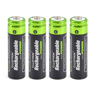Lloytron 4pk NIMH AccuPower Battery - AA 800mAh