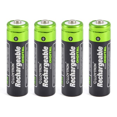 Lloytron 4pk NIMH AccuDigital Battery - AA 1300mAh