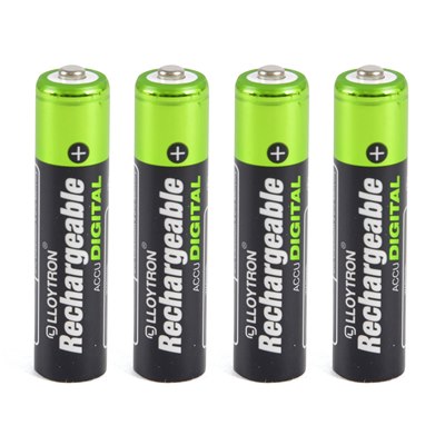 Lloytron 4pk NIMH AccuDigital Battery - AAA 900mAh