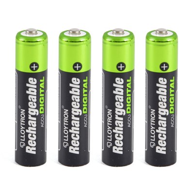 Lloytron 4pk NIMH AccuDigital Battery - AAA 900mAh