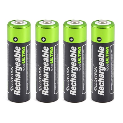 Lloytron 4pk NIMH AccuUltra Battery - AA 2700mAh