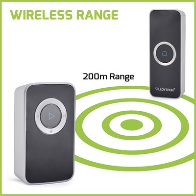 lloytron portable wireless door chime