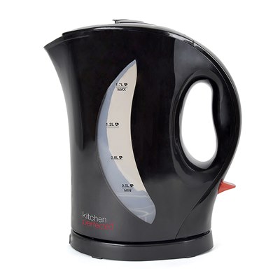 KitchenPerfected 2Kw 1.7Ltr Cordless Kettle - Black