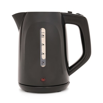 KitchenPerfected 1Ltr 1100w 4 Cup Cordless Kettle - Black