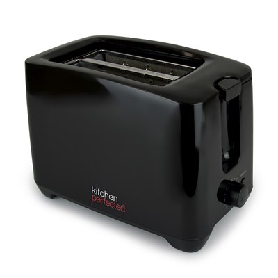 KitchenPerfected 2 Slice extra-wide slot Toaster - Black