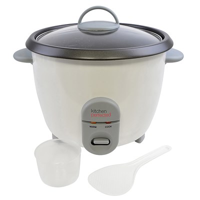 KitchenPerfected 700w 1.8Ltr Automatic Rice Cooker - White