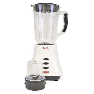 KitchenPerfected 500w 1.5Ltr Table Blender with Mill - Cream