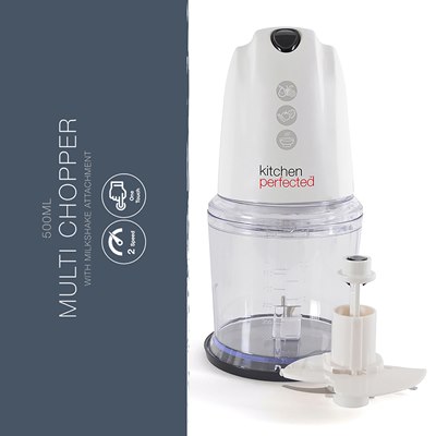 KitchenPerfected 100w 300ml Multi Chopper - Cream - Casabella Hosiery