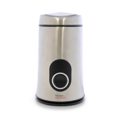 KitchenPerfected 150w 50g Spice / Coffee Grinder - Brushed Steel