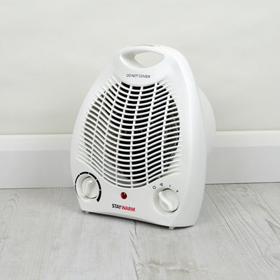 StayWarm 2000w Upright Fan Heater - White