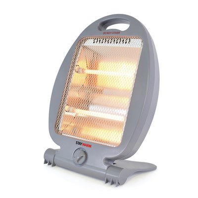 StayWarm 800w 2 Bar Quartz Heater - Grey