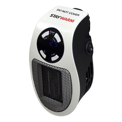 StayWarm 500w Plugin Local Ceramic Fan Heater