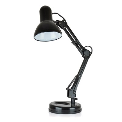 HomeLife 35w 'Swing Poise' Hobby Desk Lamp - Onyx Black