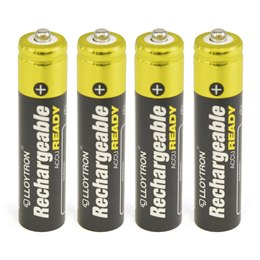 B009 Lloytron 4pk NIMH AccuReady Battery - AAA 800mAh Ready To Use