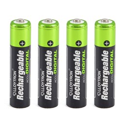 B015 Lloytron 4pk NIMH AccuDigital Battery - AAA 900mAh