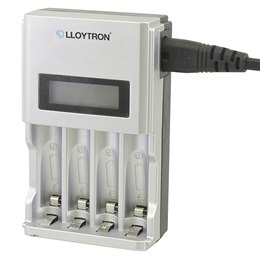 B1504 Lloytron Ultra Fast AA/AAA Smart Battery Charger for NiMH Batteries