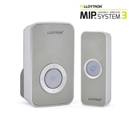 B7531GR MIP3 - 32 Melody Plugin Premium Door Chime Kit - Grey