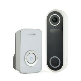 B7710WH MIP M6Pro Wifi 1080p Slimline Video Doorbell with Plugin Chime Unit