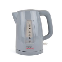 E1526GR KitchenPerfected Eco-Friendly 3Kw Fast Boil Cordless Kettle - Anth. Grey