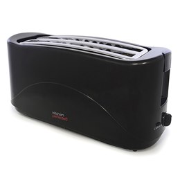 E2112BK KitchenPerfected Long Slot Toaster - Black