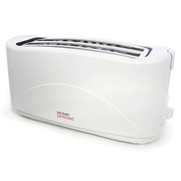 E2112WH KitchenPerfected Long Slot Toaster - White