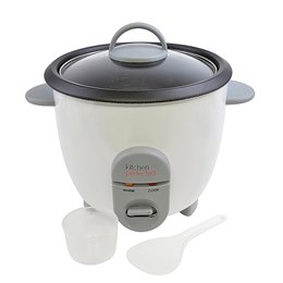 E3302 KitchenPerfected 350w 0.8Ltr Automatic Rice Cooker - White