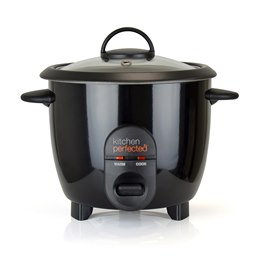 E3302BK KitchenPerfected 350w 0.8Ltr Automatic Rice Cooker - Black