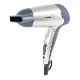 H1010SV Paul Anthony 'Travel Dry' 1200w Travel Hair Dryer - Silver