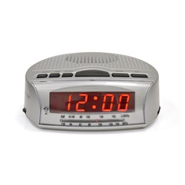 Lloytron J2007BK LED Digital Alarm Clock AM/FM Radio & Buzz Alarms Sleep Snooze 