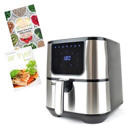 K3401 Health Kick 5.5Ltr Digi-Touch Air Fryer (Family Size) - Stainless Steel