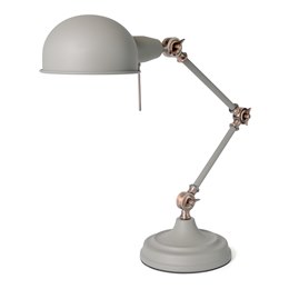 L1122GC Lloytron 35w 'Designer' Hobby Desk Lamp - grey/copper