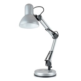 L945SV HomeLife 35w 'Swing Poise' Hobby Desk Lamp - Strato Silver