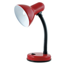 L958RD-16 HomeLife 35w 'Classic' Flexi Desk Lamp - Cardinal Red