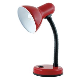 L958RD HomeLife 35w 'Classic' Flexi Desk Lamp - Cardinal Red