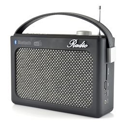 N5401BK-A Lloytron DAB/FM Portable Stereo Radio with MusicStream - Black